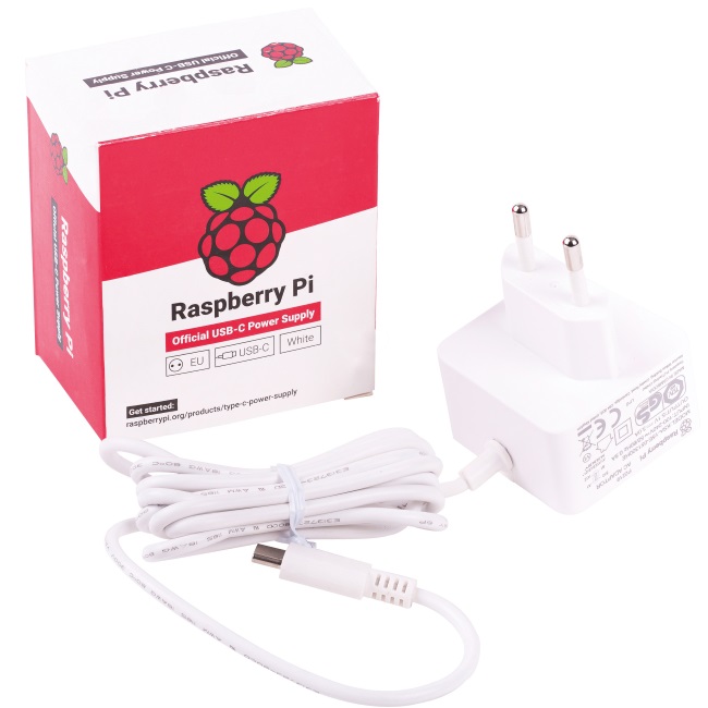 Блок питания для Raspberry Pi 4 Model B [187-3413] White