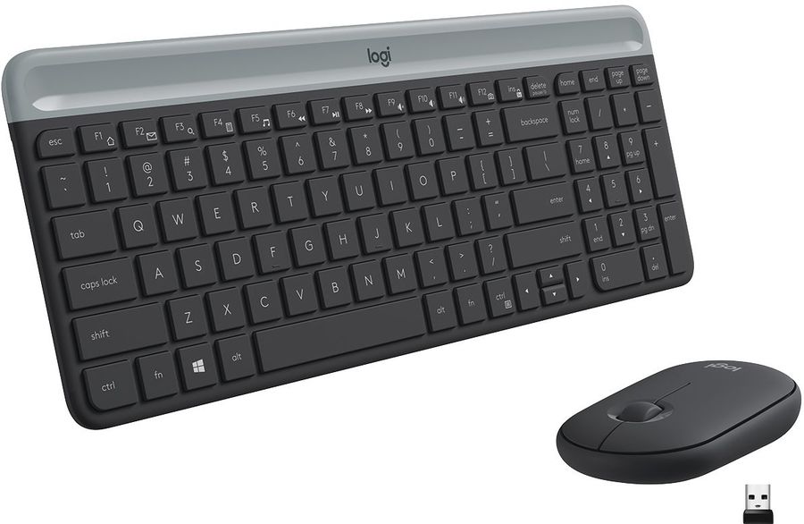 Комплект (клавиатура+мышь) Logitech MK470 GRAPHITE [920-009206]