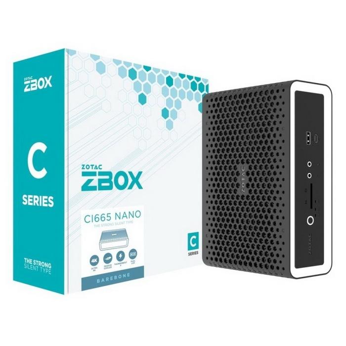 Платформа ZOTAC ZBOX-CI665NANO-BE, Intel Core i7-1165G7