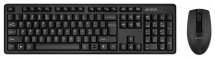 Комплект (клавиатура+мышь)  A4TECH 3330N USB black 