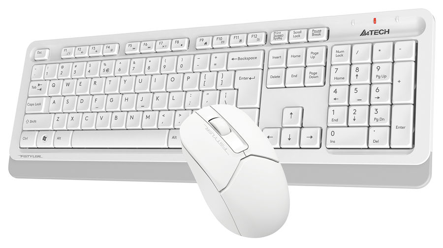 Комплект (клавиатура+мышь)  A4TECH Fstyler FG1012 USB white [fg1012 white]