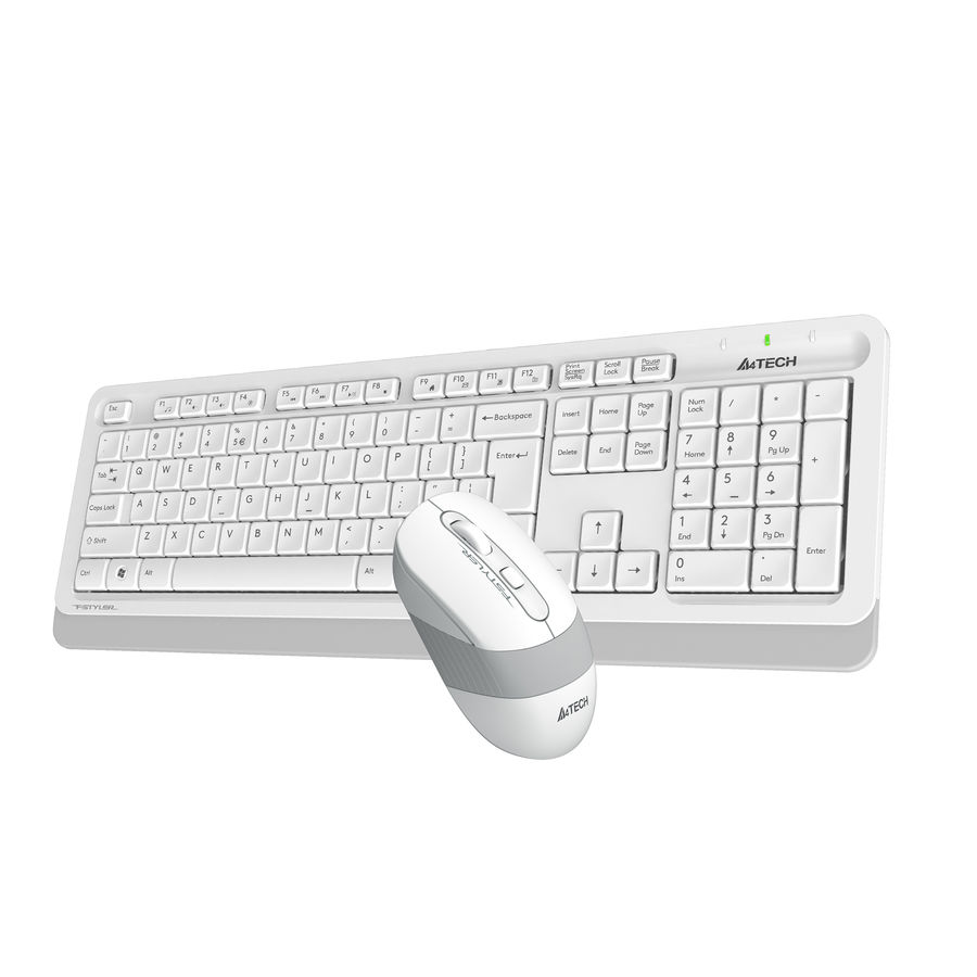 Комплект (клавиатура+мышь)   A4TECH Fstyler FG1010 USB white  [fg1010 white]