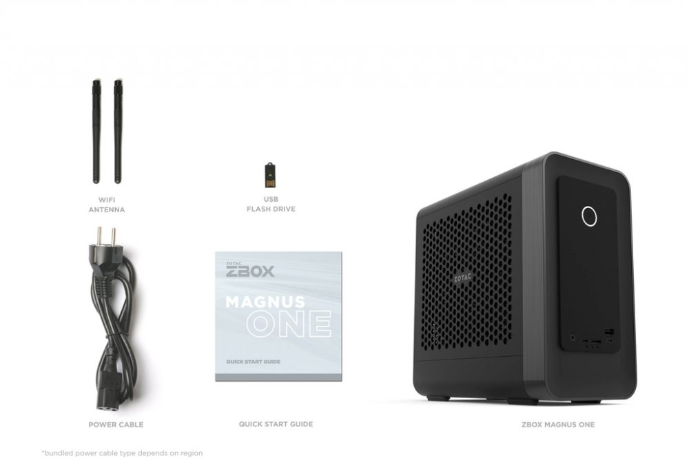 Платформа ZOTAC MAGNUS ONE ZBOX-ERP74070C-BE (Intel Core i7-13700, NVIDIA GeForce RTX4070 no RAM, no SSD, no OS)