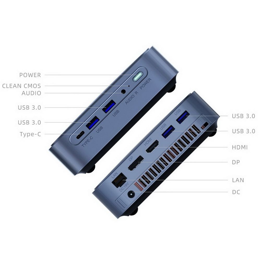 Неттоп CYX TK11-B0, Intel Core i3-1115G4/8Гб Ram/256Гб SSD/без ОС