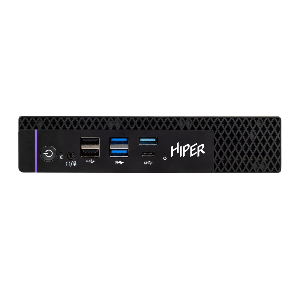 Неттоп HIPER FACTUM FT20 [FT20-i3141R8N2R6BWP] Intel Core i3-14100/8Гб Ram/256Гб SSD/Windows 11 Professional 