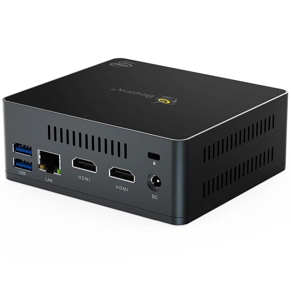 Неттоп Beelink GKmini J4125 (Intel Celeron J4125, 8Гб Ram, 128Гб SSD, без ОС)