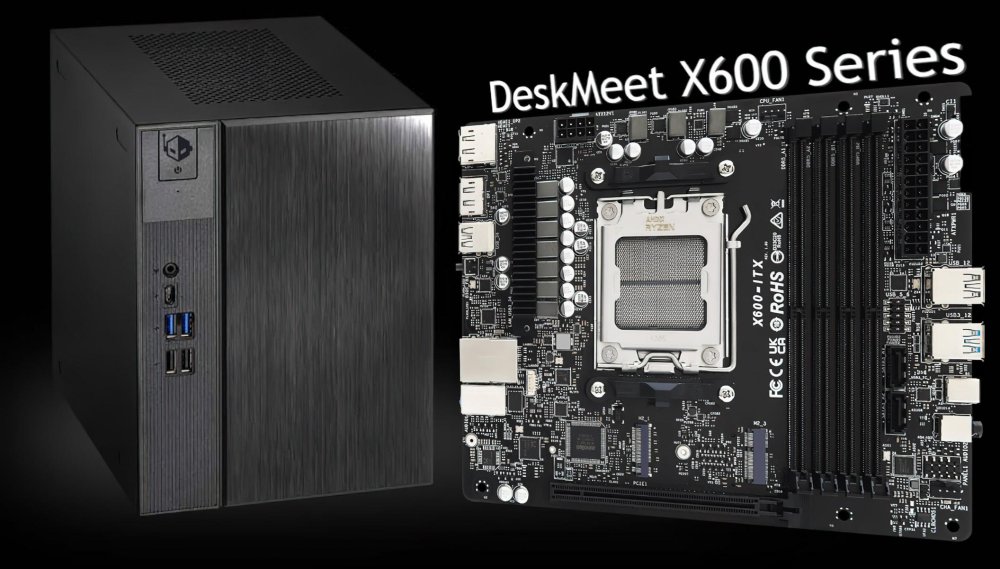 Компьютер ASRock DESKMEET X600 (AMD Ryzen 7 8700G, GeForce RTX4070, 64Гб DDR5, 2Тб SSD, без ОС)
