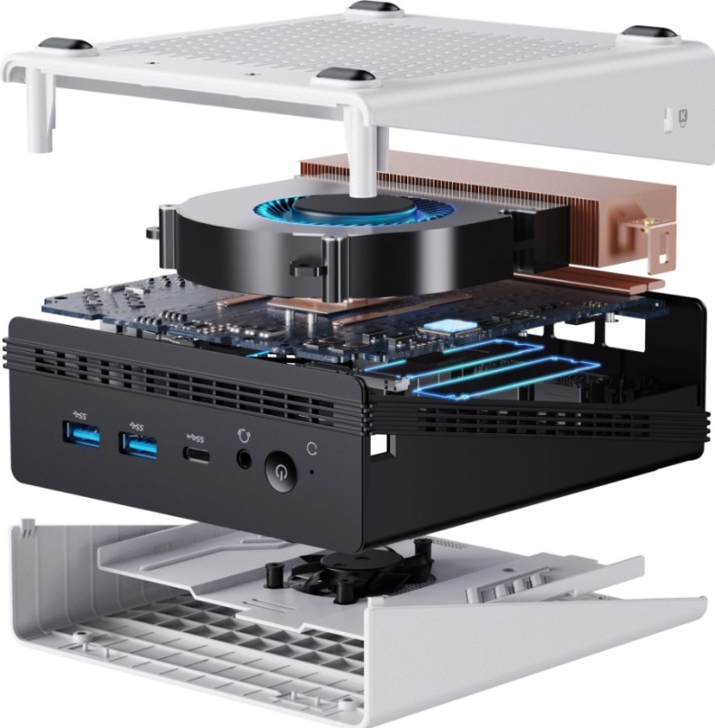 Неттоп Chuwi UBox CWI604H (AMD Ryzen 5 6600H, 16Гб DDR5, 512Гб SSD, Windows 11 Home) 
