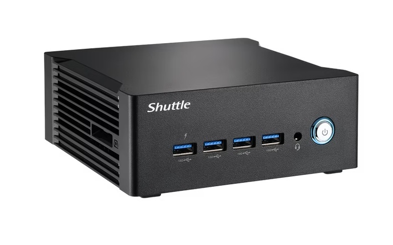 Платформа Shuttle NT10H (Intel Core Ultra 5 125H, no RAM, no SSD, no OS) (77R-NT10H-001-SHU04-MDG)