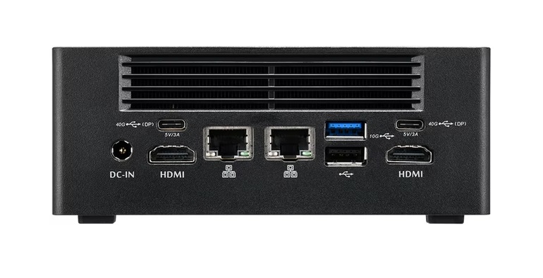 Платформа Shuttle NT10H (Intel Core Ultra 5 125H, no RAM, no SSD, no OS) (77R-NT10H-001-SHU04-MDG)