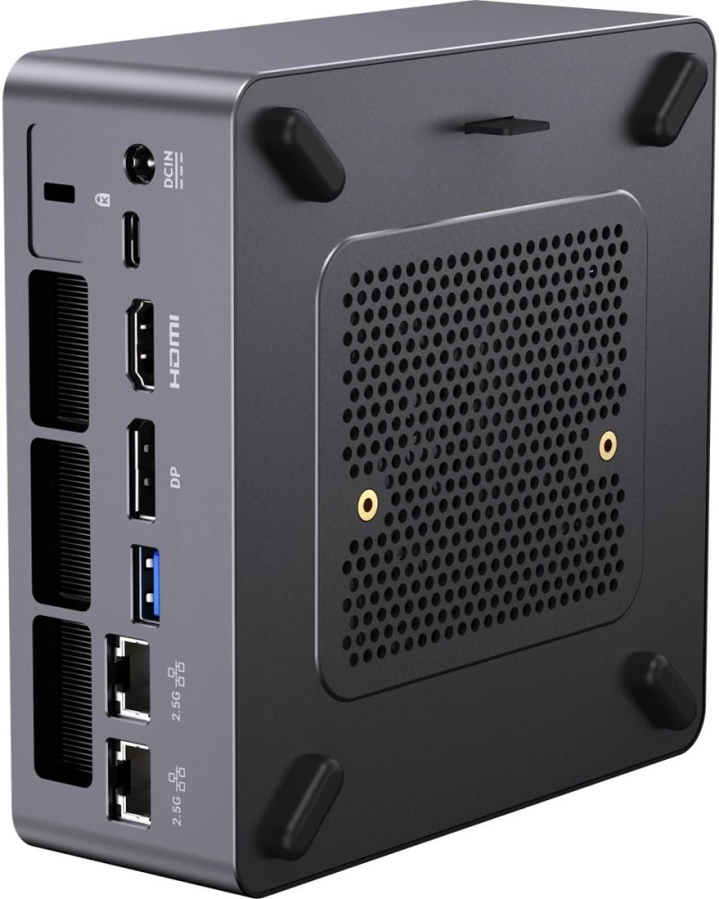 Неттоп Chuwi AuBox Ai365 (AMD Ryzen AI 9 365, 32Гб DDR5, 1Тб SSD, Windows 11 Pro) (CWI603AIP)  