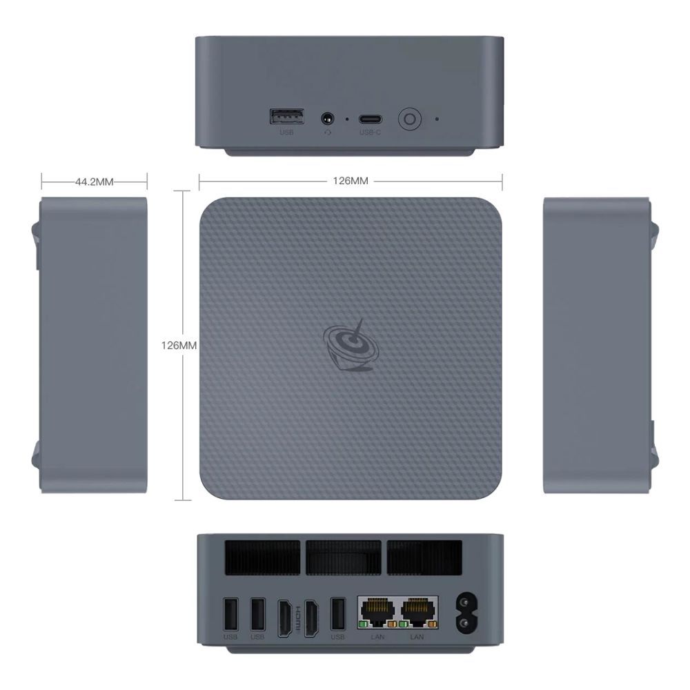 Неттоп Beelink EQR7-LP (AMD Ryzen 7 7735HS, 24Гб DDR5, 1Тб SSD, без ОС) 