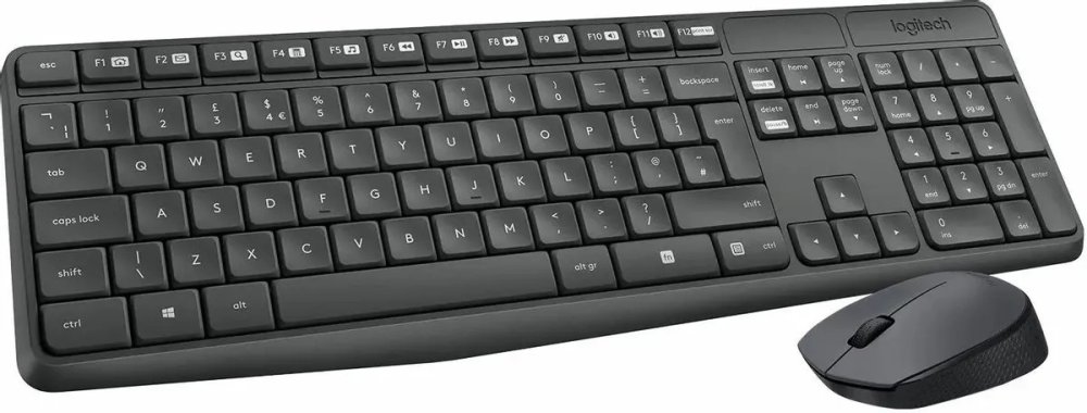Комплект (клавиатура+мышь) Logitech MK235 Grey (920-007948) 