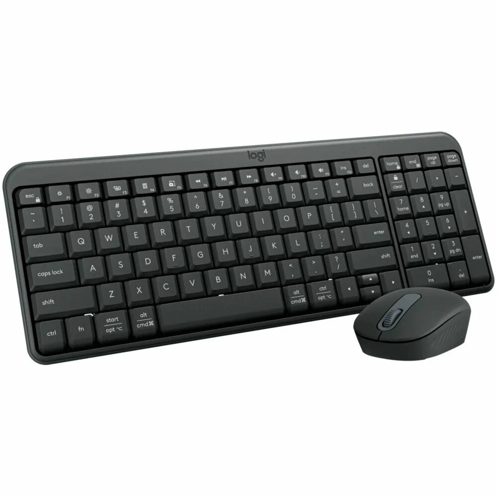 Комплект (клавиатура+мышь) Logitech MK250 Compact MR0114, серый (920-013853) 