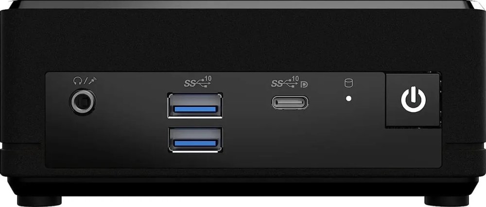 Неттоп MSI Cubi N ADL S-280XRU (Intel N200, 8Гб DDR4, 256Гб SSD, без ОС) (9S6-B0A921-280) 