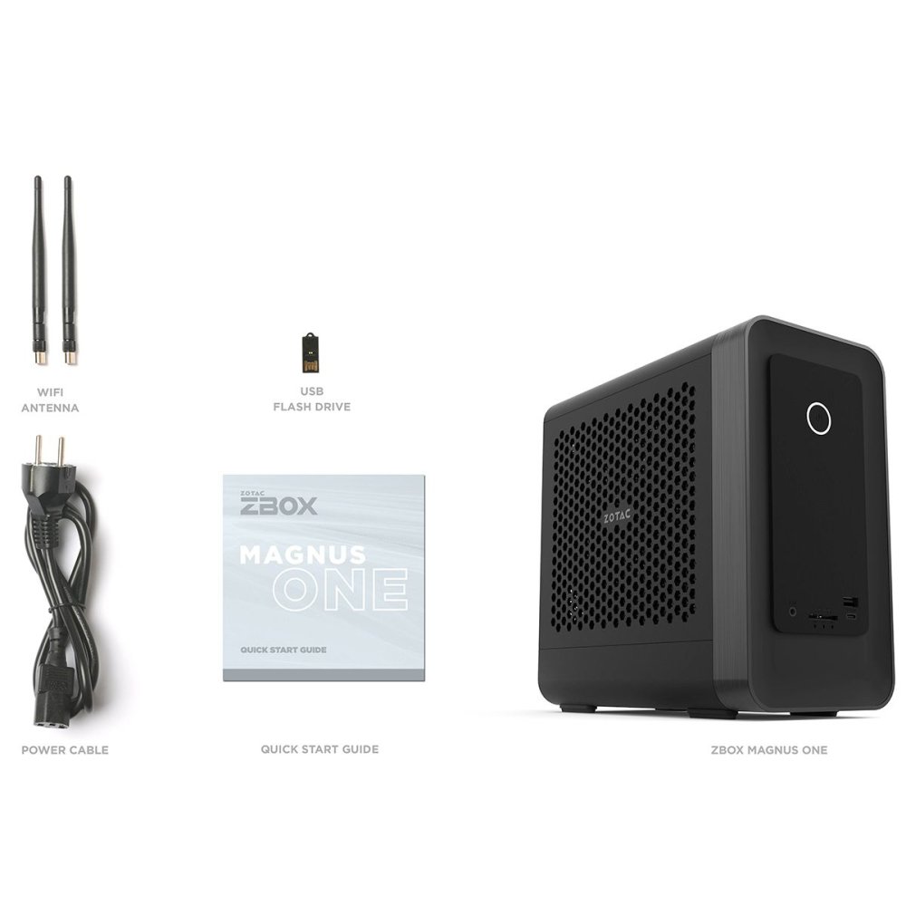 Компьютер ZOTAC MAGNUS ONE (Intel Core Ultra 7 265, 32Гб DDR5, 1Тб SSD + 4Тб SSD, NVIDIA GeForce RTX 5070Ti, Windows 11 Home) (ZBOX-EU27507TC-BE-W5B) 