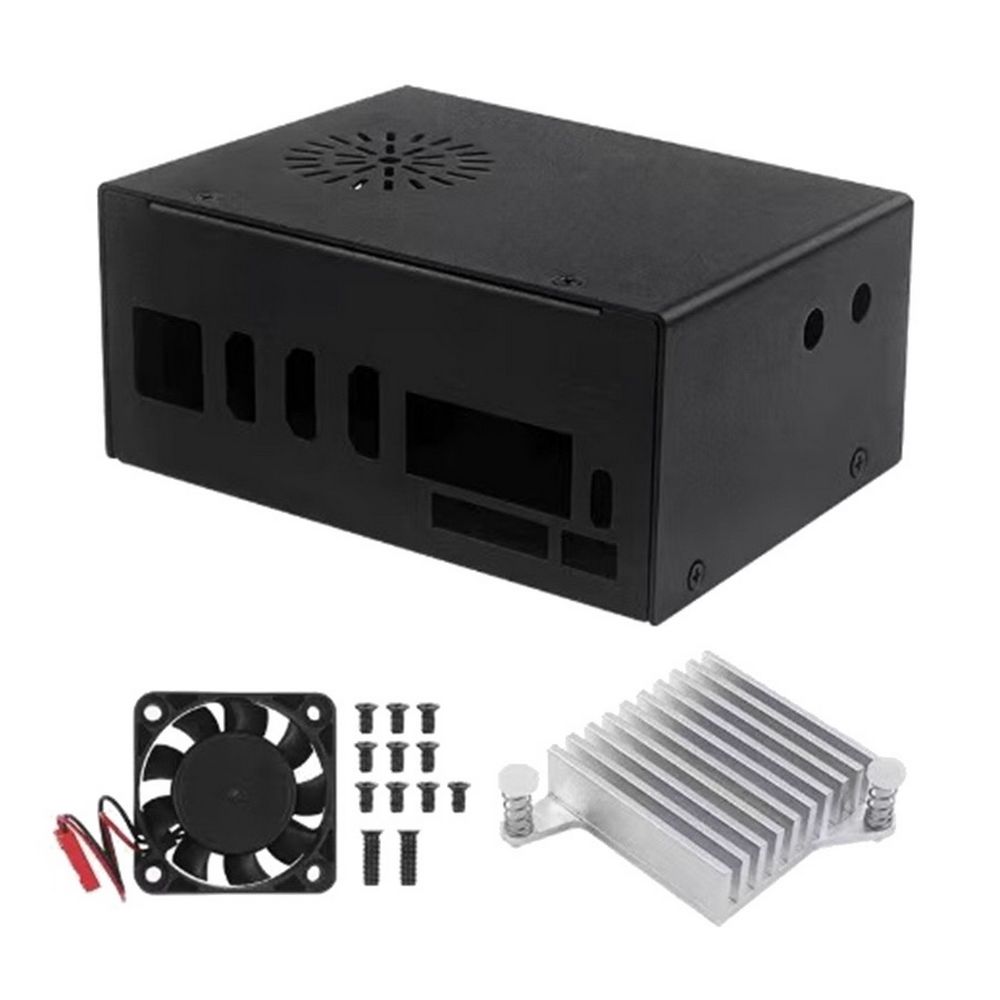 Корпус для Orange Pi Plus Metal Case + Heatsink + Fan, Type 1 (YL929)