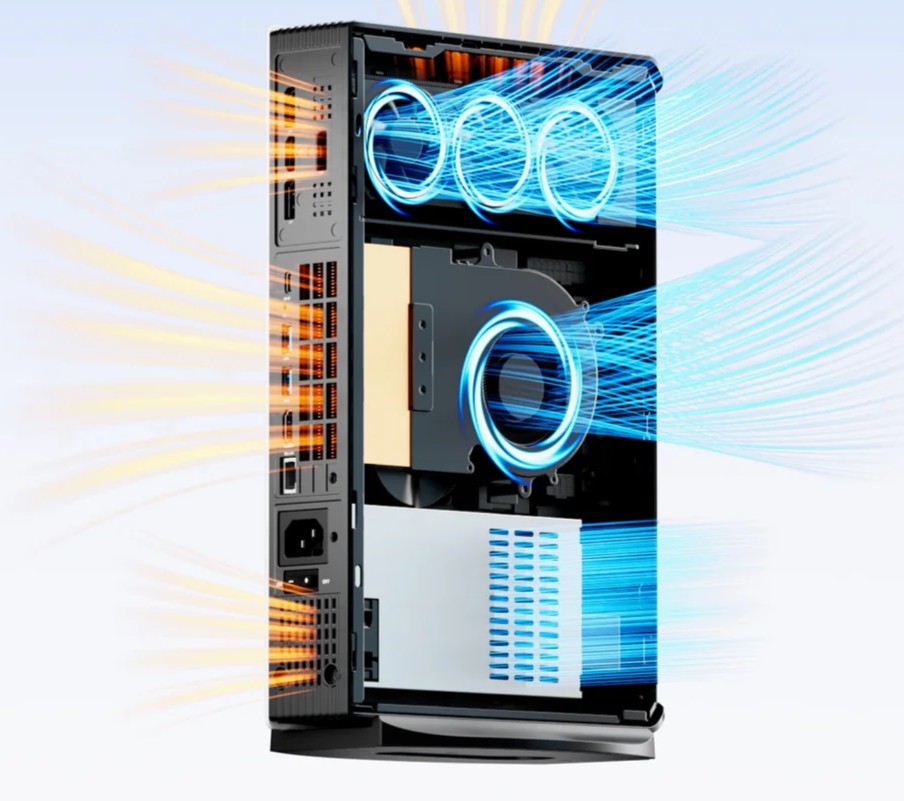 Неттоп Minisforum G1 Pro (AMD Ryzen 9 8945HS, 32Гб DDR5, 1Тб SSD, NVIDIA GeForce RTX 5060, Windows 11 Pro)   